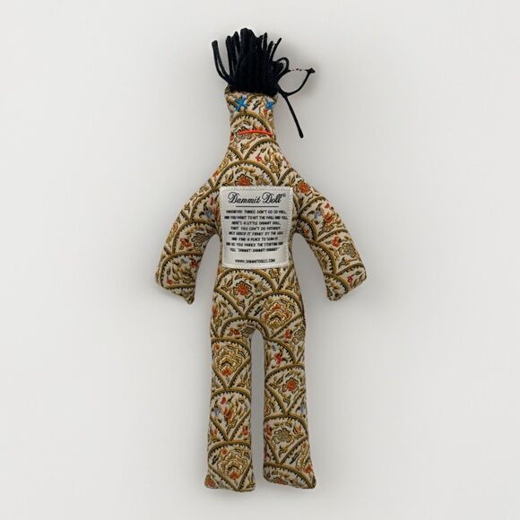 Dammit Dolls LLC Other - Dammit Doll Stress Relief Gag Gift Plush Paisley Floral Pattern New With Tags